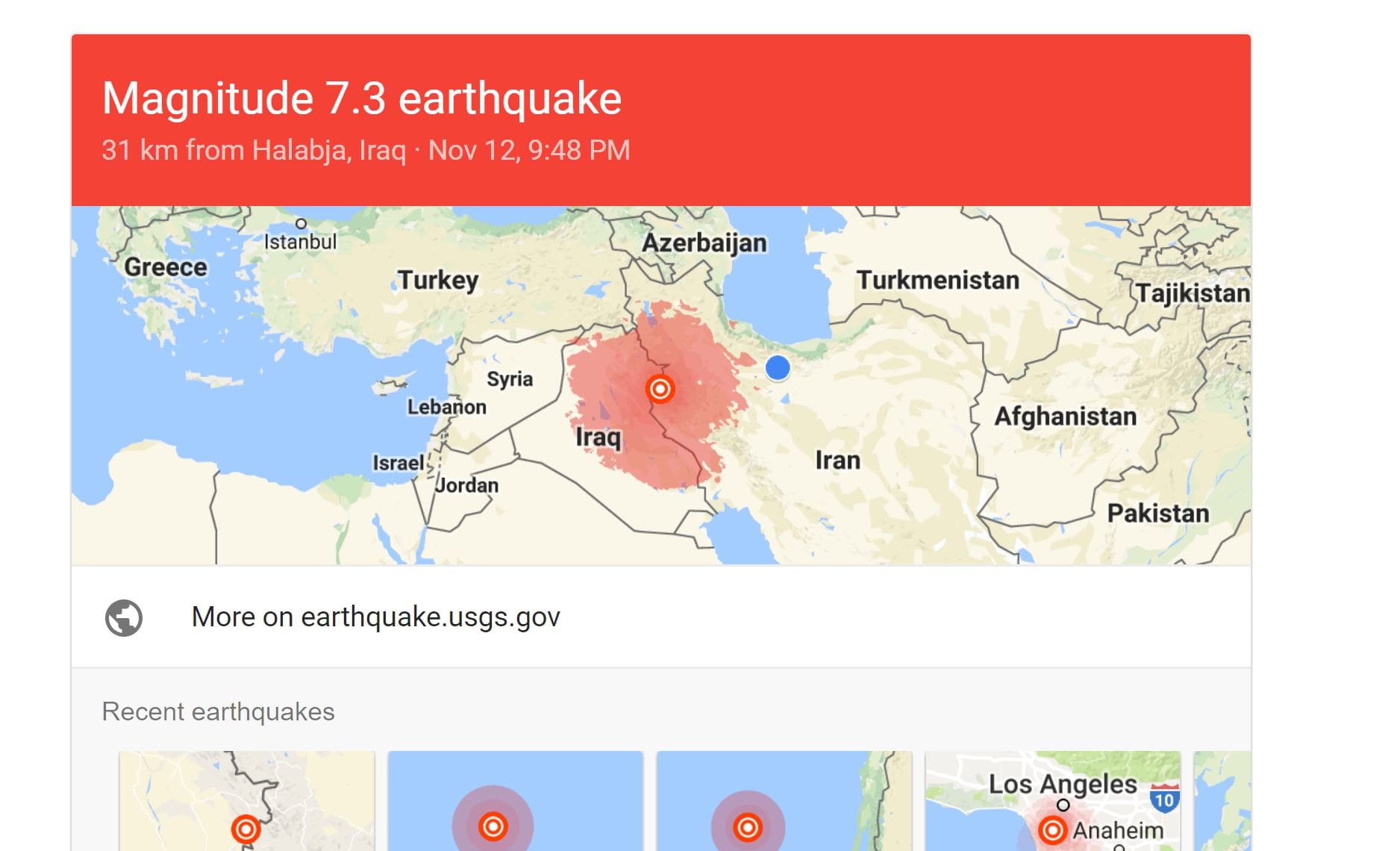 زلزله مرز ایران و عراق